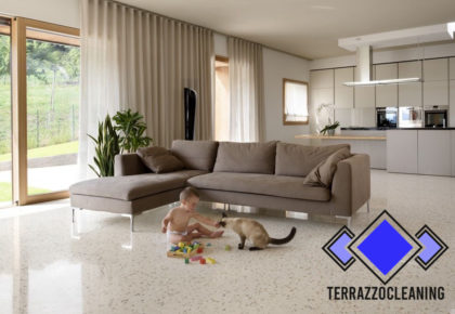 Terrazzo Cleaning Method in Boca Raton