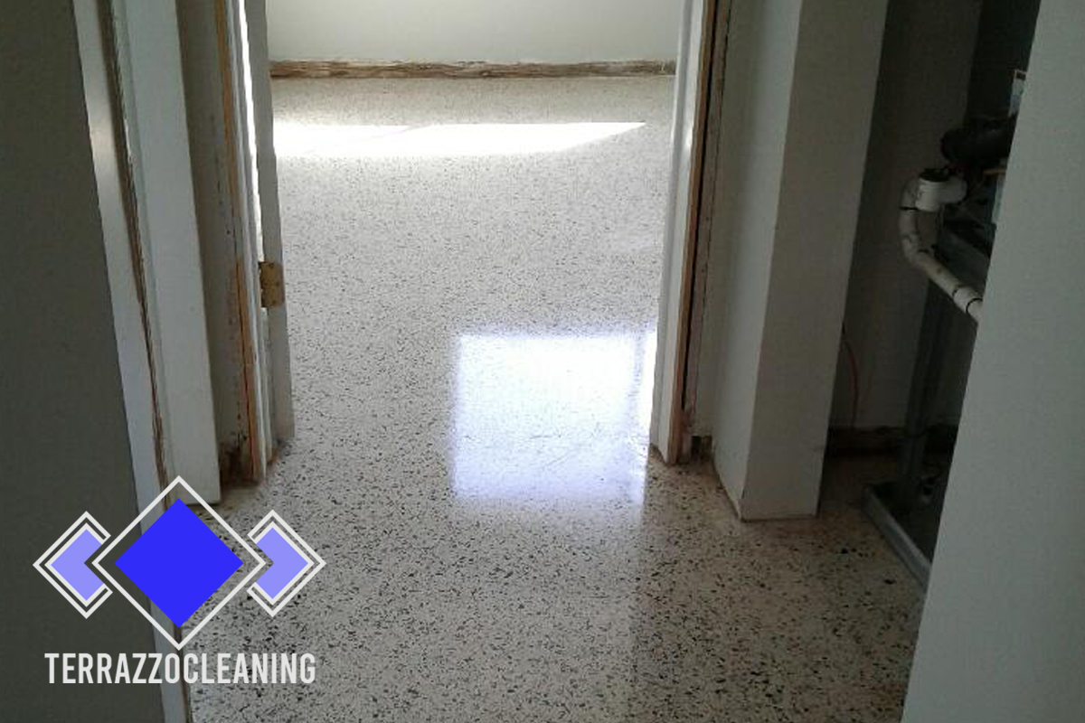Cleaning Terrazzo Floor Process Fort Lauderdale