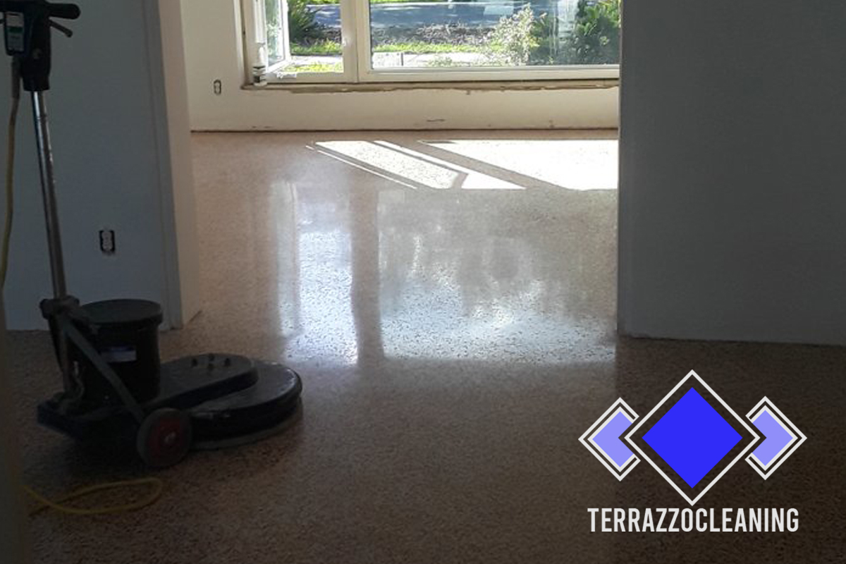 Grind Polishing Terrazzo Floors West Palm Beach