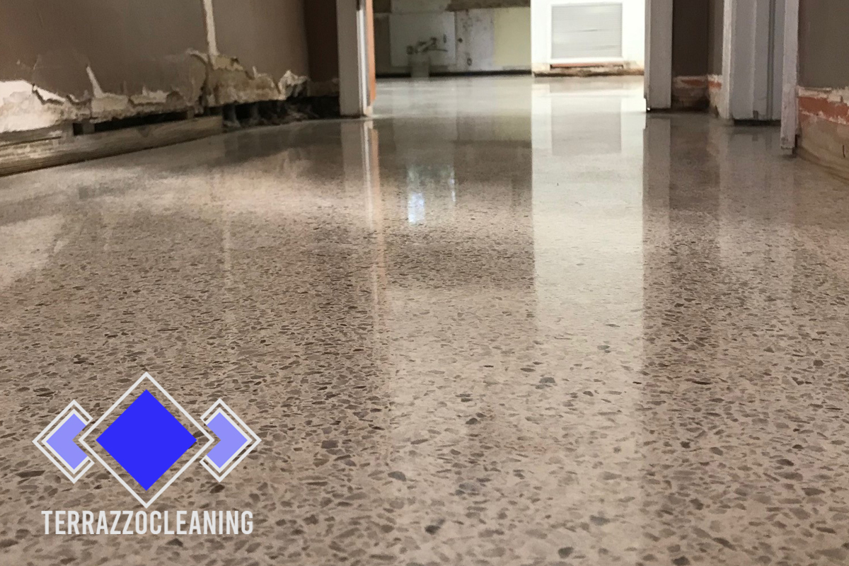 Cleaning Terrazzo Floor Process Fort Lauderdale