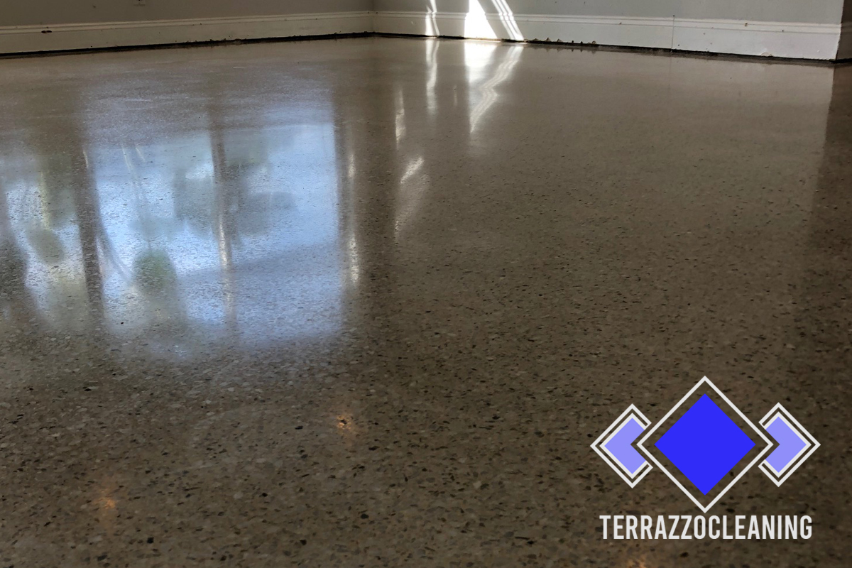 Terrazzo Clean Polishing Process Ft Lauderdale