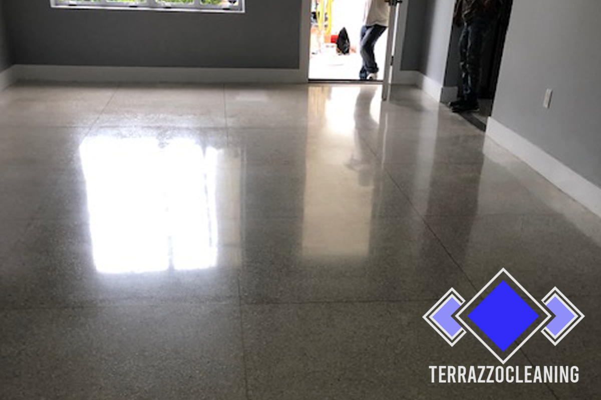 Terrazzo Floor Cleaning Process Miami