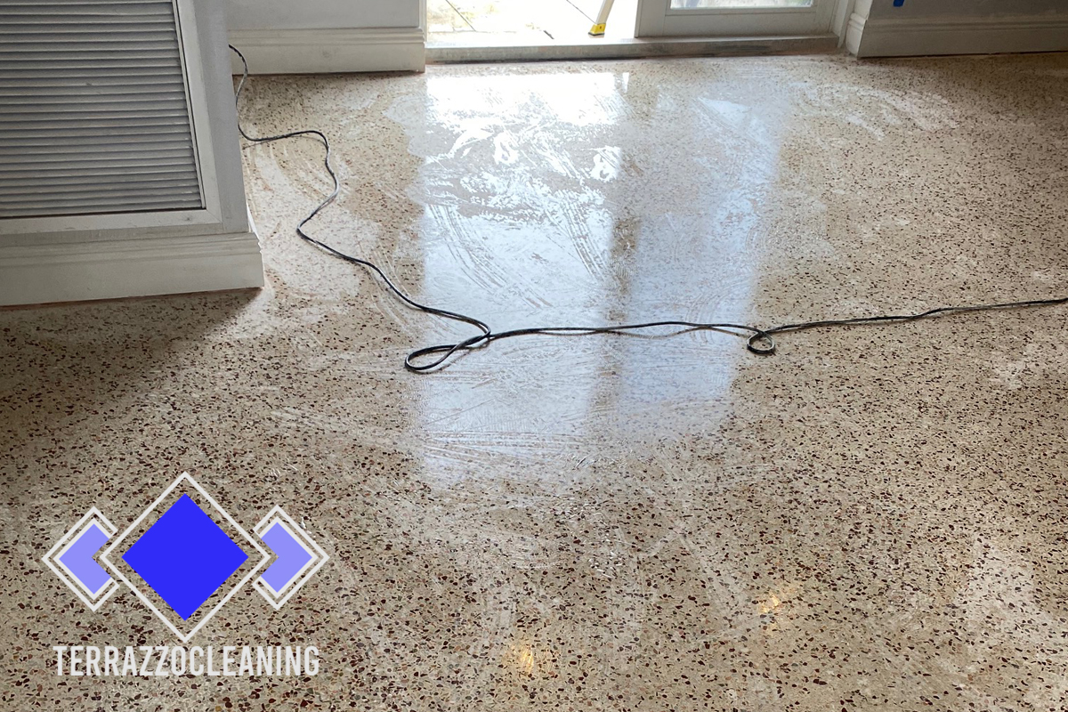 Restore Cleaning Process Terrazzo Floors Fort Lauderdale