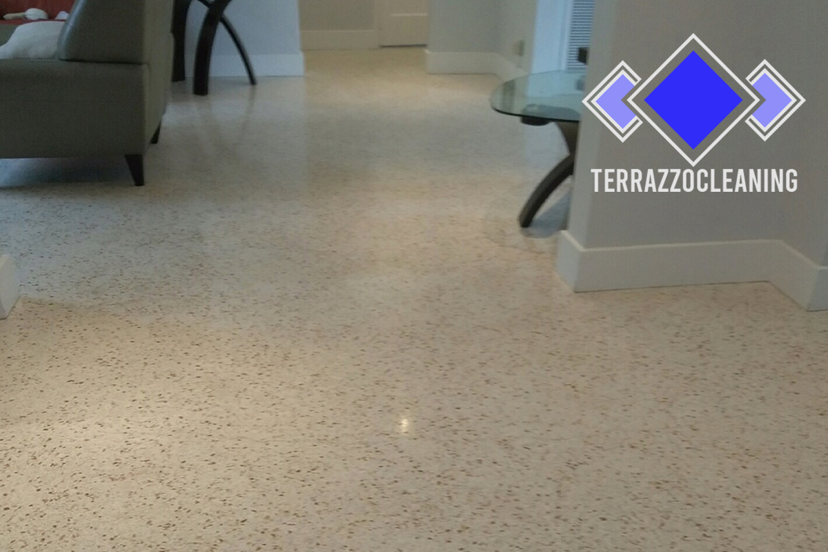 Terrazzo Cleaning Restoration Process Miami