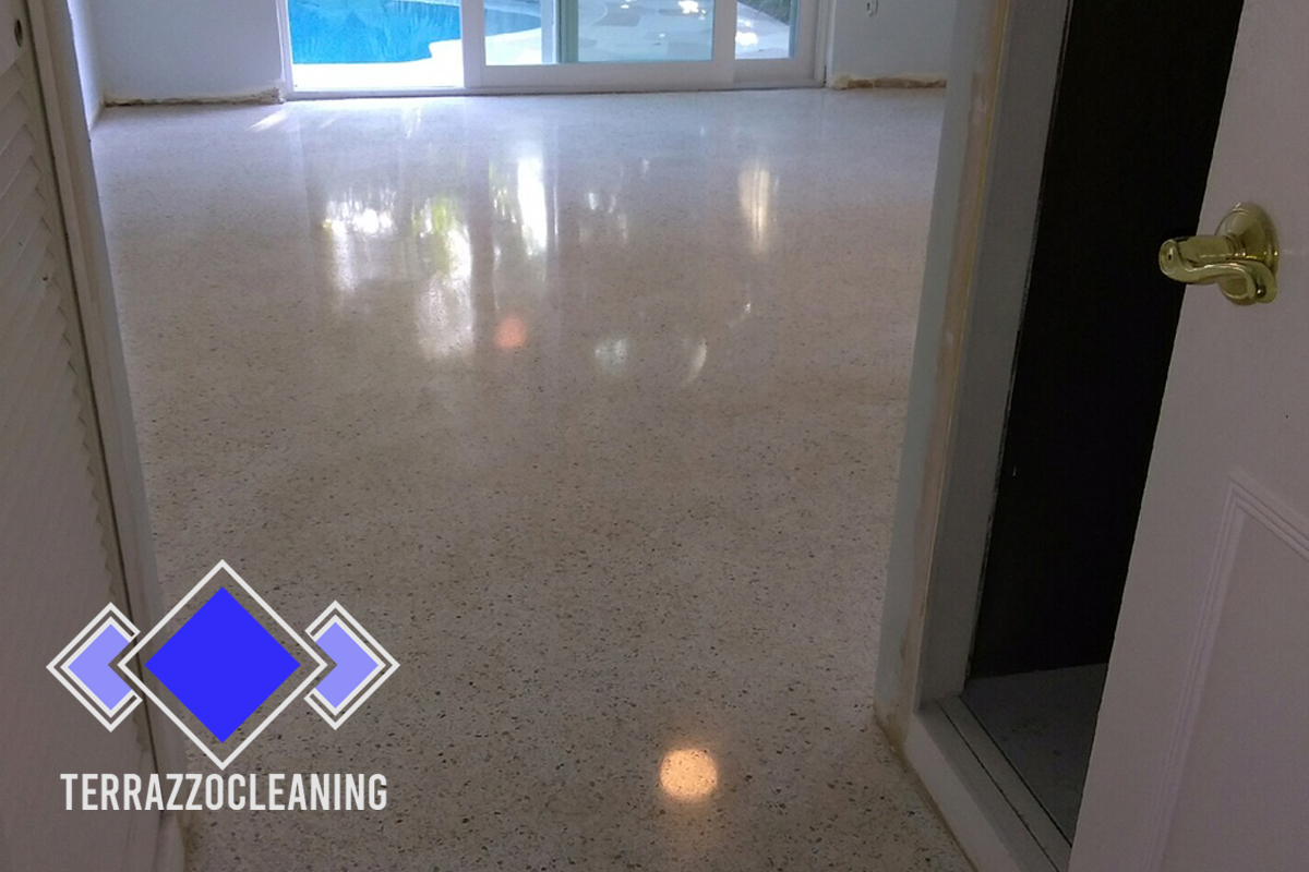 Cleaning Terrazzo Restoration Process Fort Lauderdale