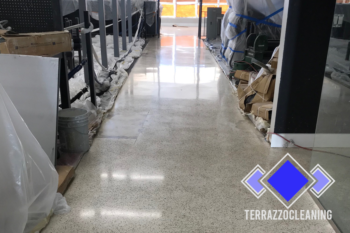Polishing Restoration Terrazzo Floors Palm Beach