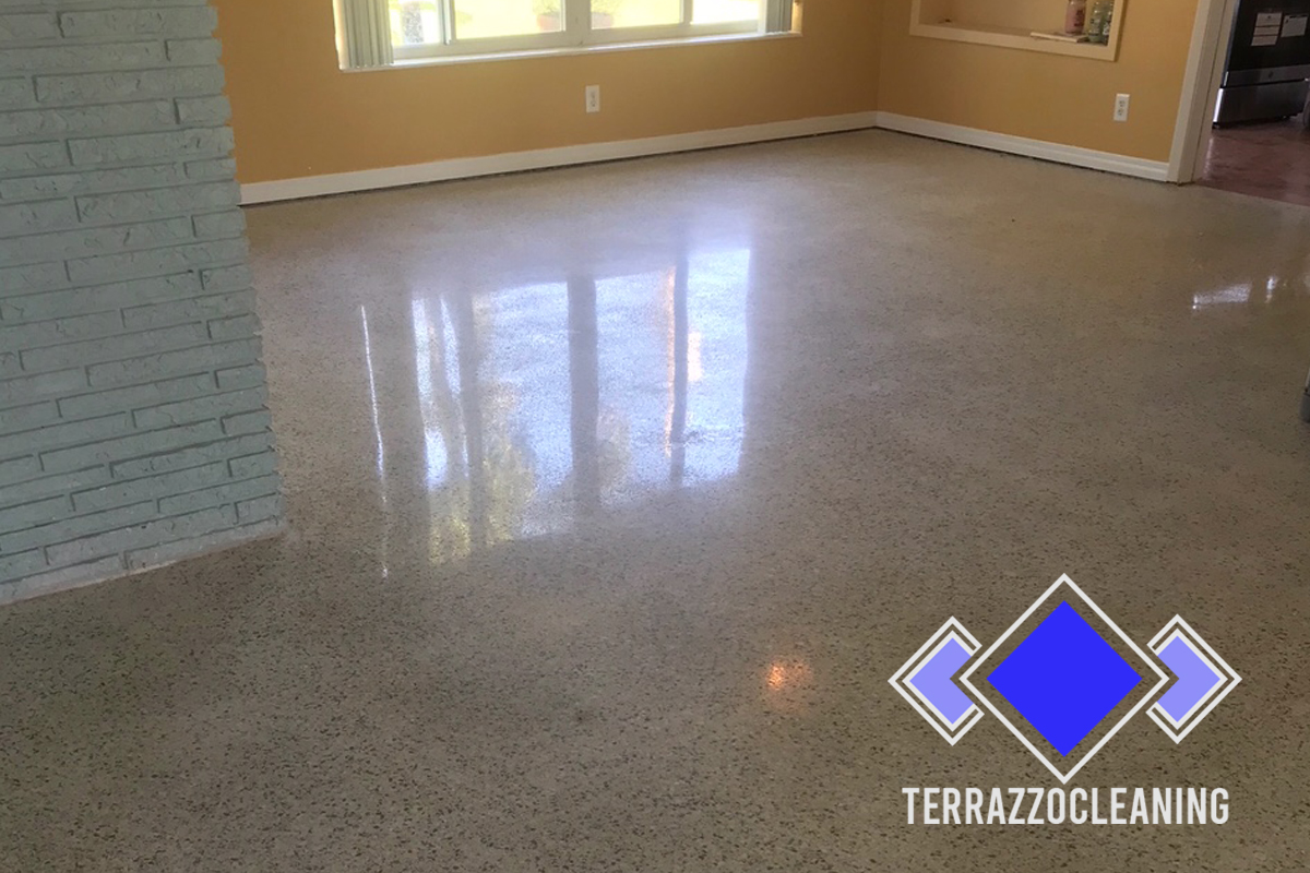 Clean Polishing Terrazzo Floors Fort Lauderdale