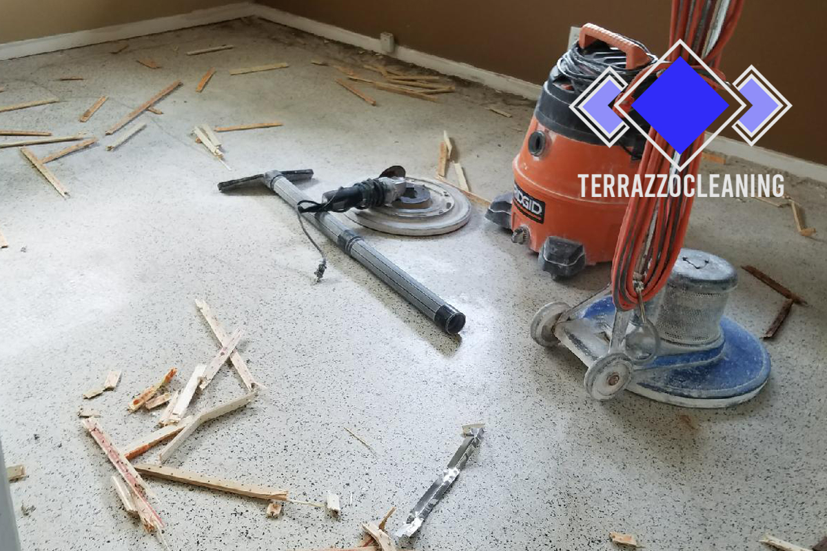Terrazzo Floor Restoration Process Ft Lauderdale