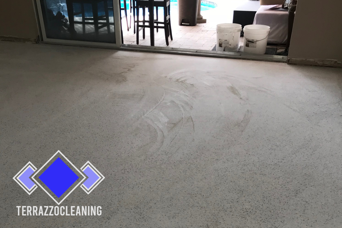 Terrazzo Tile Cleaning Process Fort Lauderdale