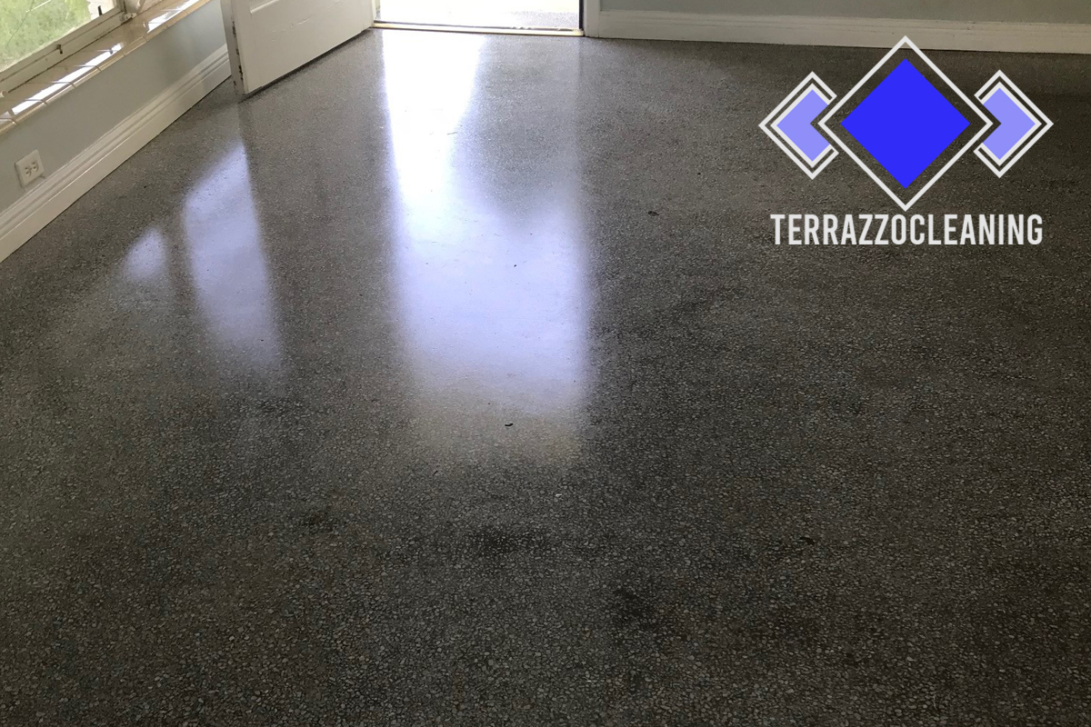 Cleaning Process Terrazzo Floors Boca Raton