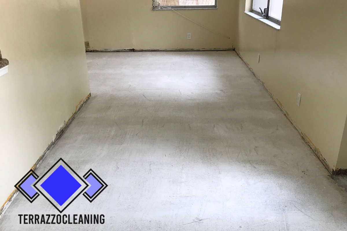 Clean Terrazzo Floor Process Miami