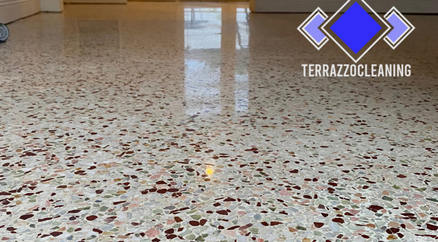 Cleaning Dirty and Discolored Terrazzo Floors in Miami