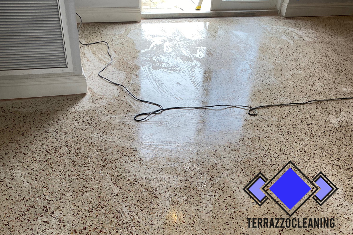 Terrazzo Cleaning Process Miami